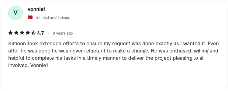 Customer review 14